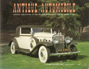 ANTIQUE AUTOMOBILE 1980 NOV - CADILLAC SERIES 355A, HUSELTON 40